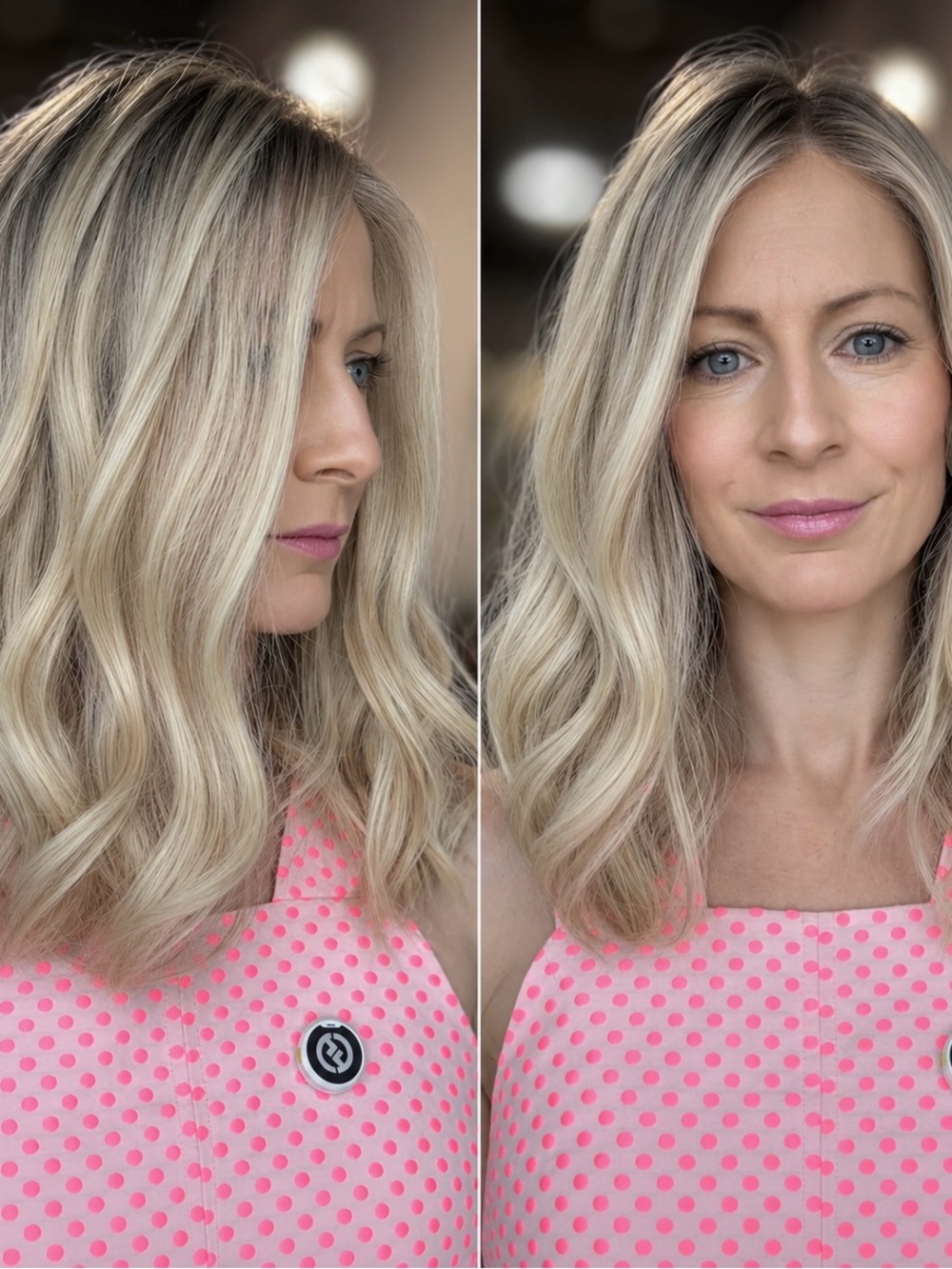 Blonde Balayage Remy Human Hair Lace Wig – Like New, 24”